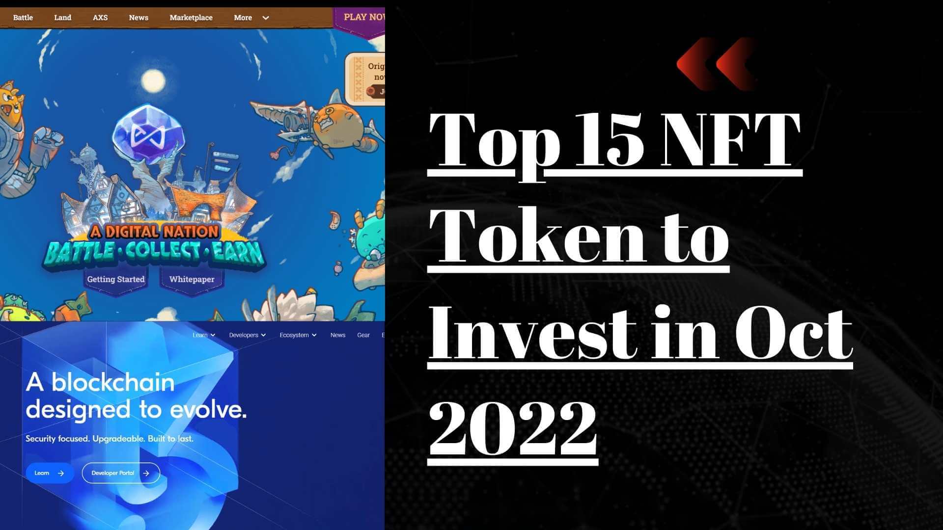 Top 15 NFT Token to Invest in Oct 2022