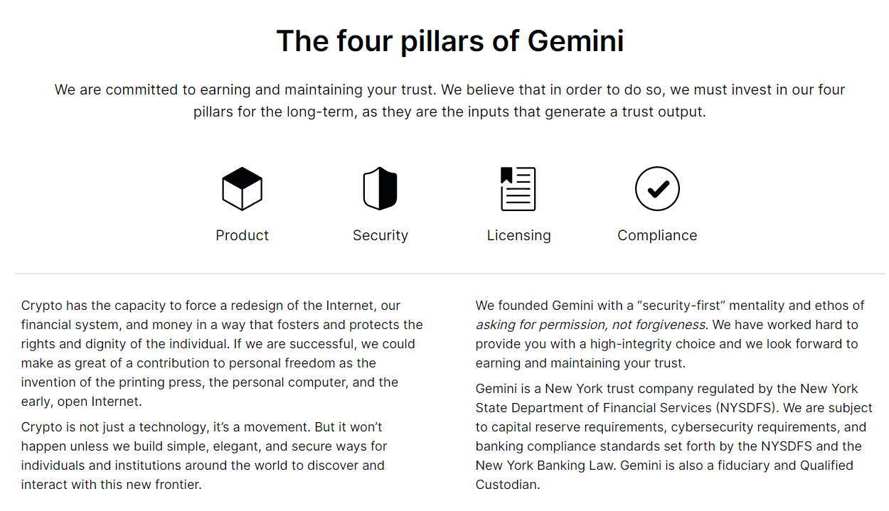 Gemini crypto