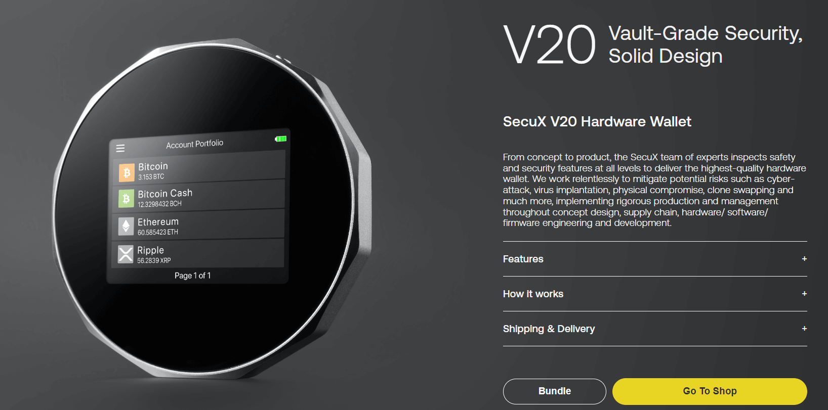 SecuX V20