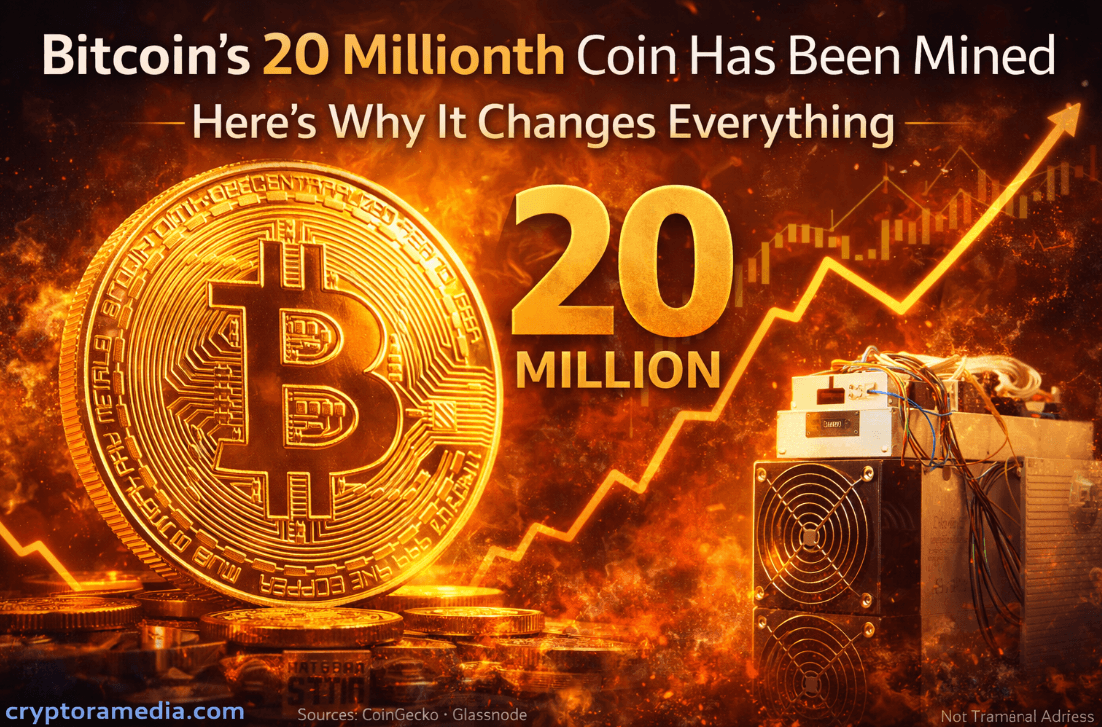 Bitcoin’s 20 Millionth Coin Has Been Mined —Here’s Why It Changes Everything