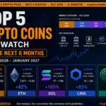Top 5 Crypto Coins to Watch for the Next 6 Months (July 2026 to January 2027)